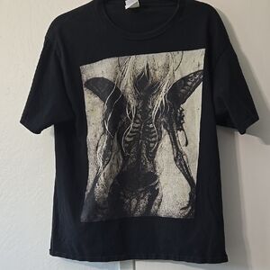 Port & Company Black Graphic Tee